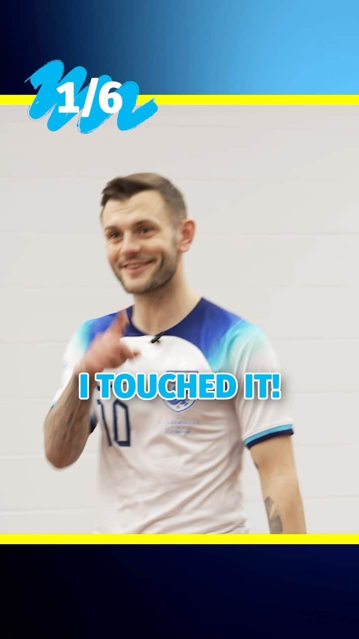 ジャック・ウィルシャーのインスタグラム：「@jackwilshere bringing the heat for England at Soccer Aid 2023 🥵👏  Can the Arsenal legend help grab the Three Lions’ first win in five years?  ⚽️🚀 - @balllauncherofficial    🎟️ Link in bio!」