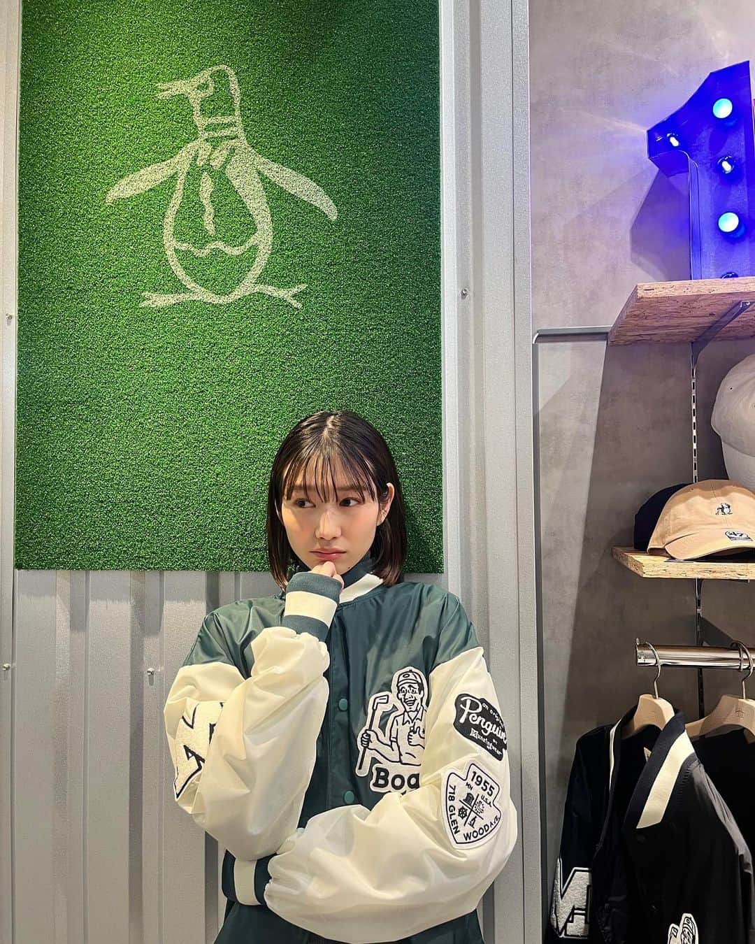 岡本夏美さんのインスタグラム写真 - (岡本夏美Instagram)「先日 ありがとうございました🪐 🐧🦔  @munsingwear_penguin  @munsingwear_jp」4月11日 19時04分 - okamoto_natsumi