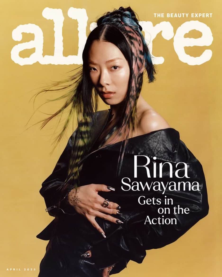 リナ・サワヤマのインスタグラム：「ALLURE COVERGIRL ! xxx thank you @allure  EIC: @jcruel Writer: @arabellesicardi Photographer: @johnsonluii Stylist: @annatrevelyan Hair: @evaniefrausto Makeup: @gracegraceahn Nails: @naominailsnyc Production: @viewfindersnyla Creative Director: @avenerable Visuals Director: @hall.kathryne  Fashion Director: @tchesmeni  Talent Director: @eugeneshevertalov」