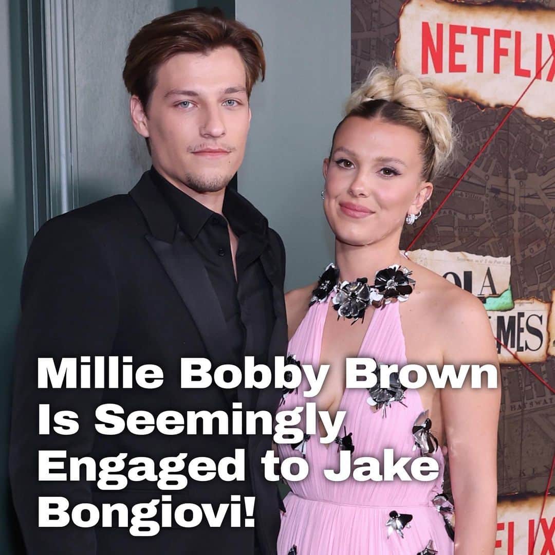 Just Jaredさんのインスタグラム写真 - (Just JaredInstagram)「It appears as if Millie Bobby Brown, 19, announced her engagement to boyfriend Jake Bongiovi, 20! Tap this photo at the LINK IN BIO to see what was posted and what fans are saying! Congratulations to the happy couple!!!! #MillieBobbyBrown #JakeBongiovi Photo: Getty」4月11日 21時02分 - justjared