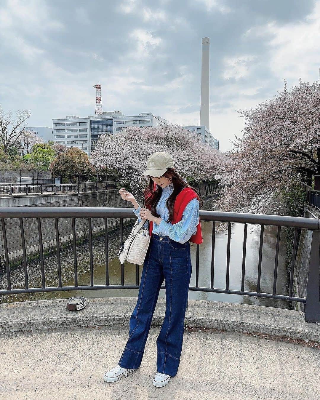 藤崎未夢さんのインスタグラム写真 - (藤崎未夢Instagram)「♡‬  お花見おさんぽコーデ🌸」4月11日 21時11分 - miyu_miyu_ngt48