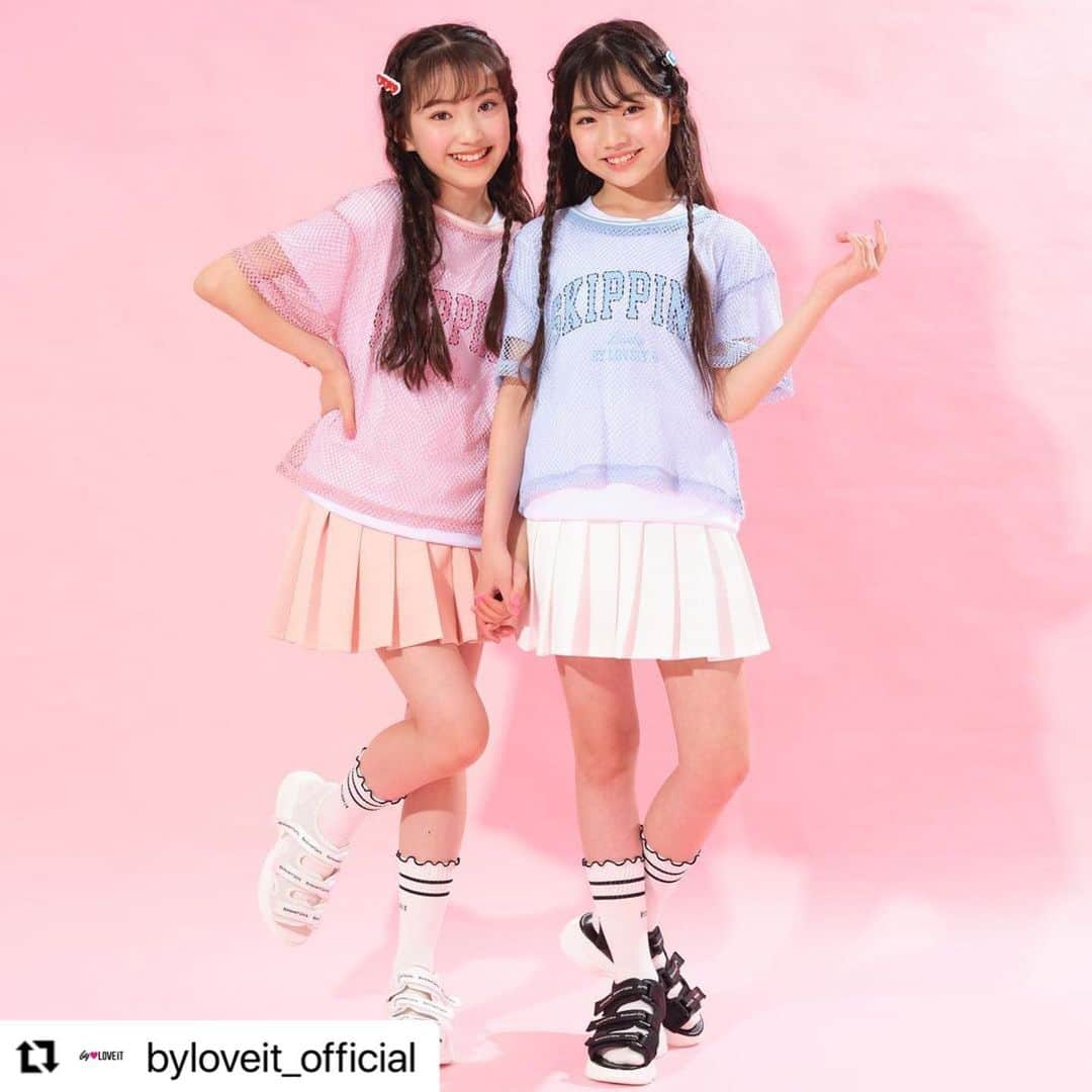 上埜れのんさんのインスタグラム写真 - (上埜れのんInstagram)「🩷💙 by♡LOVEiT 可愛い夏服チェックしてね💕︎ ...