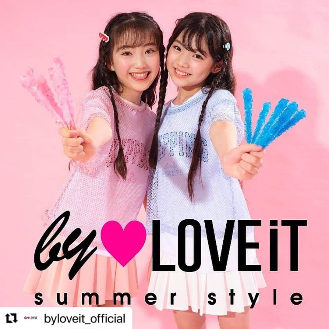 上埜れのんさんのインスタグラム写真 - (上埜れのんInstagram)「🩷💙 by♡LOVEiT 可愛い夏服チェックしてね💕︎ ...