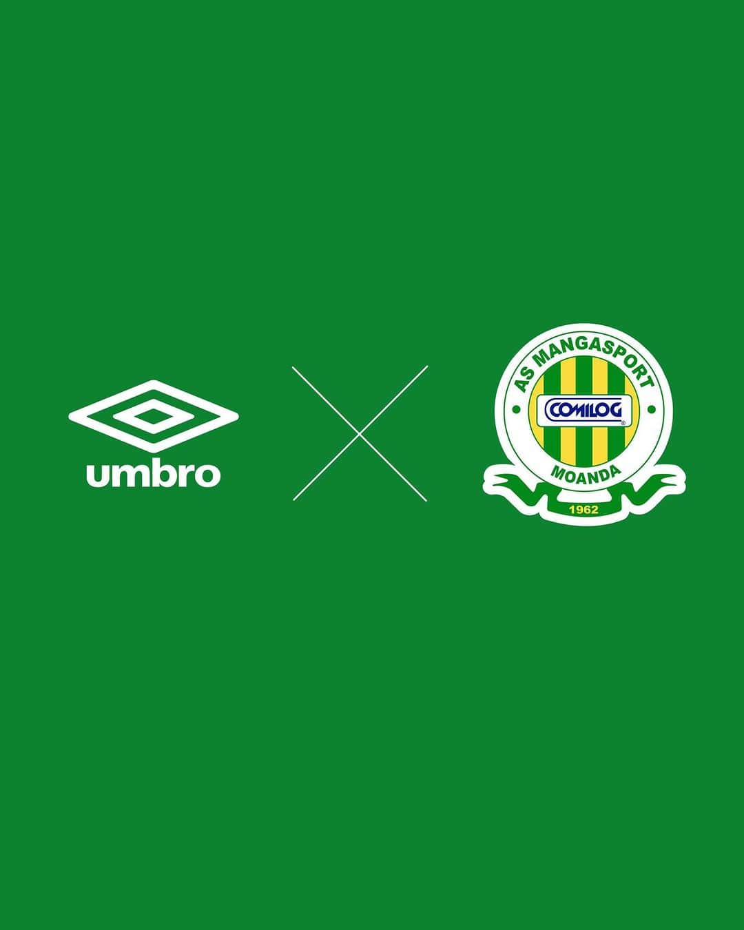 UMBROのインスタグラム：「Excited to begin our partnership as the exclusive technical partner of @as_manga_sport , 9-time winners of the Gabon Championnat National 🇬🇦.  Welcome to the 💎💎 family!  #umbro #fandemanga #thisisourgame」