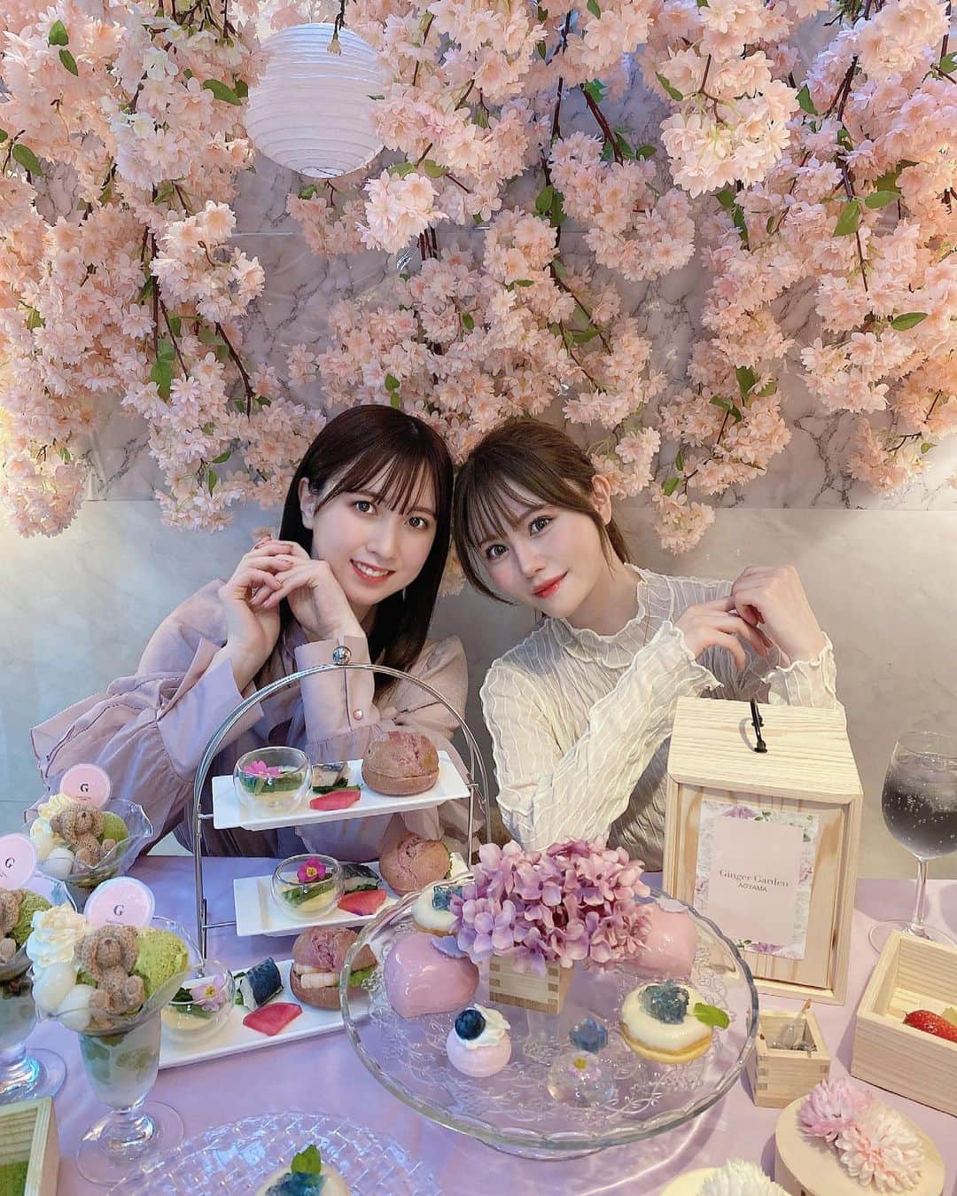 永野芹佳さんのインスタグラム写真 - (永野芹佳Instagram)「🌸🧸  #カフェ #アフタヌーンティー」4月11日 21時37分 - iroziro_serika