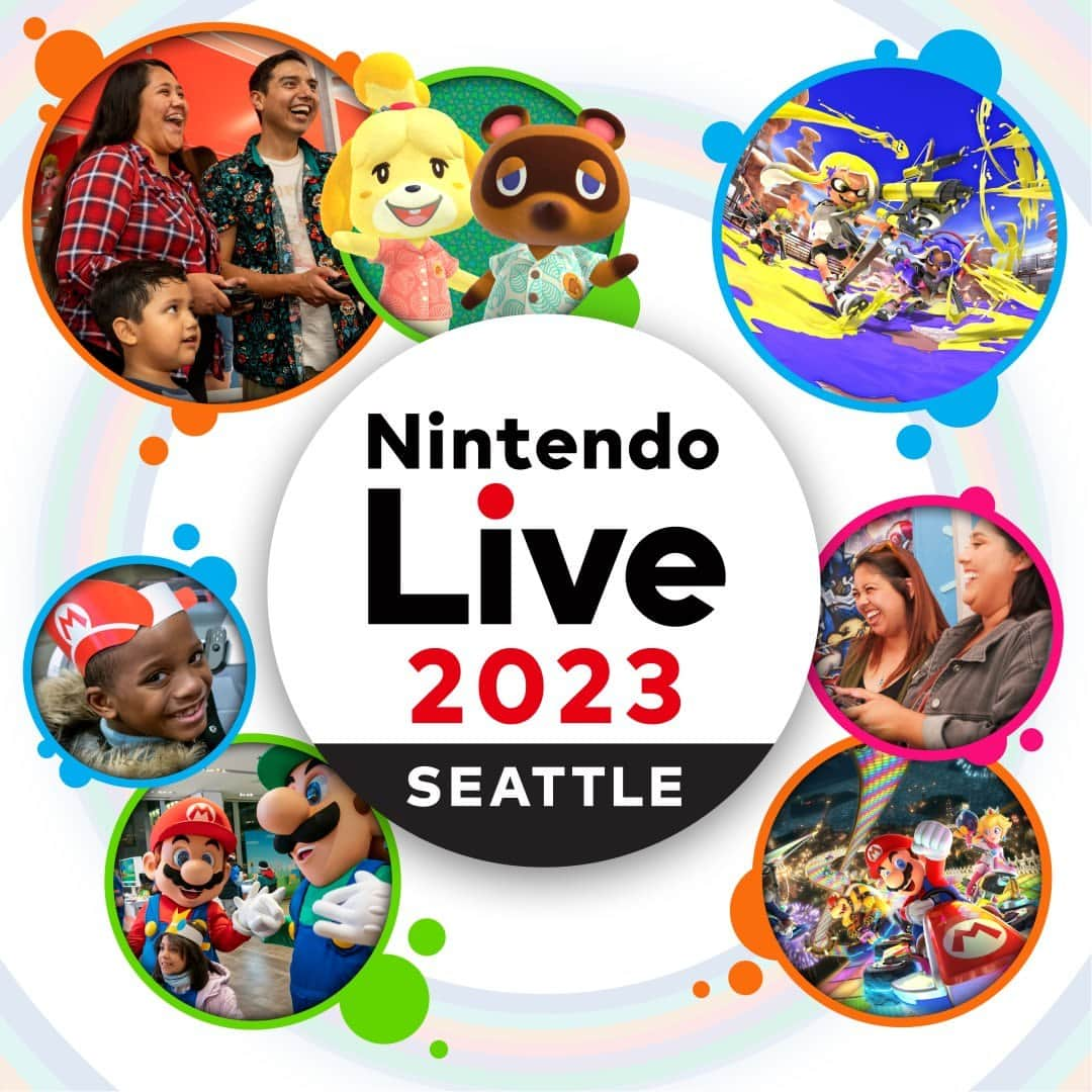 任天堂アメリカさんのインスタグラム写真 - (任天堂アメリカInstagram)「Announcing #NintendoLive 2023, an in-person event for fans of all ages that will take place in Seattle this September! Experience #NintendoSwitch gameplay, live stage performances, tournaments, photo ops, and more. Stay tuned for more details!」4月11日 22時00分 - nintendoamerica