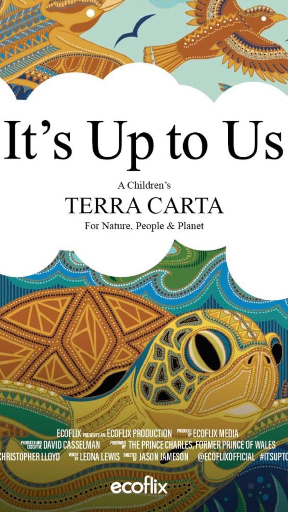 レオナ・ルイスのインスタグラム：「I’m so excited to announce the release of ‘It’s Up To Us’, a very special animation that I have narrated based on the Terra Carta with His Majesty King Charles III, a roadmap to sustainability issued by his Sustainable Markets Initiative in 2021. More than 400 corporations have already signed on, agreeing to put the health of Nature, People & Planet at the heart of their activities. Through the magic of beautiful animation, author Christopher Lloyd and a group of 33 prominent illustrators from around the world in this moving exploration of the wonders of Nature, the threats our Planet faces and what we people can do to build a brighter future for all. Ecoflix is the world’s first non-profit streaming platform dedicated to saving animals and the planet. They work with NGOs from across the world to help save the planet and protect the animals within.. Head over to @ecoflixofficial see the full animation @theprincesfoundation 💖」