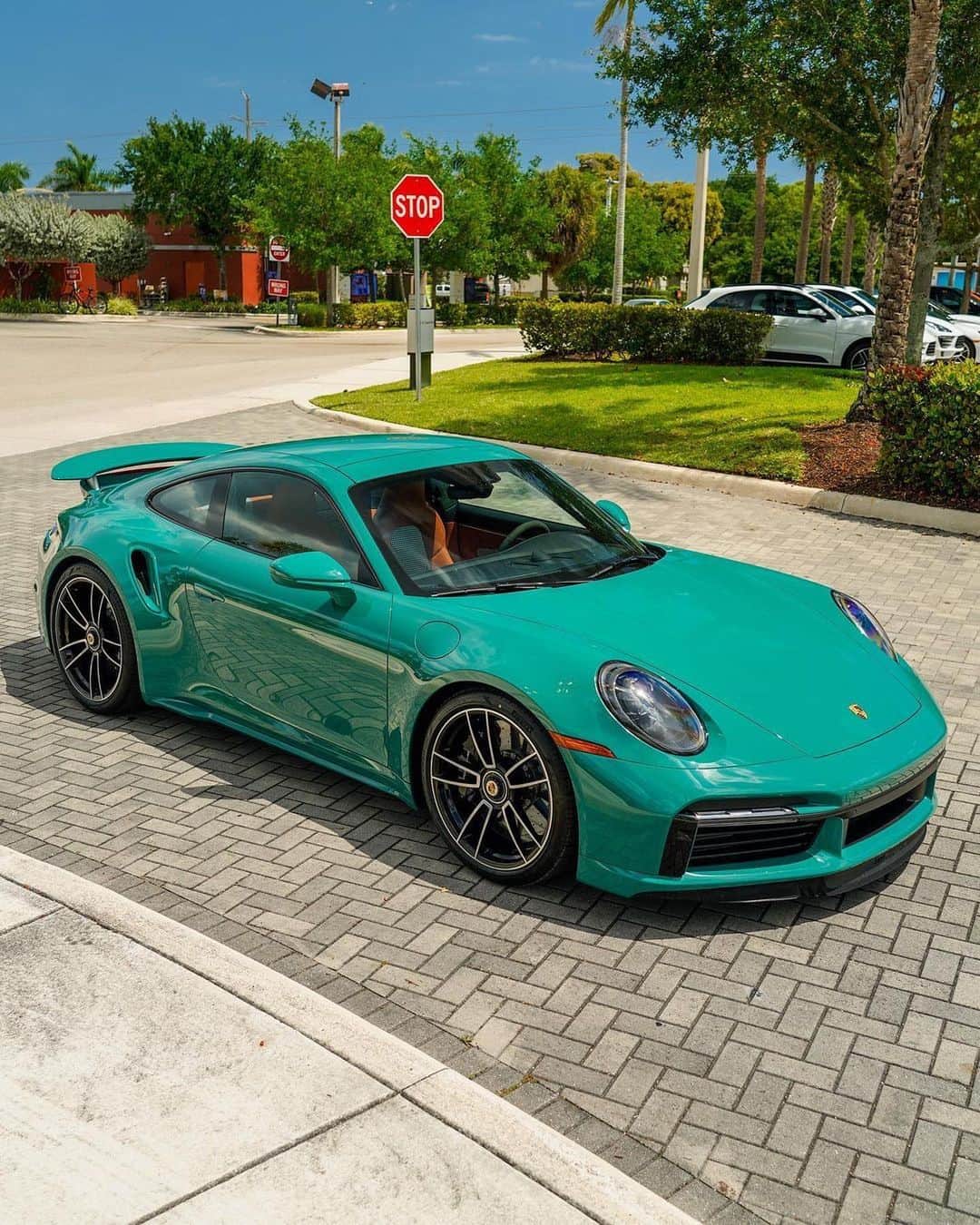 のインスタグラム：「PTS Smyrna Green #911TurboS  🔥Hot or Not 💦 Via @championporsche  #carswithoutlimits #porsche #911」
