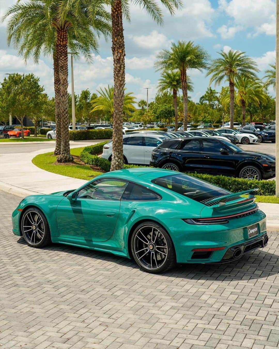 CarsWithoutLimitsさんのインスタグラム写真 - (CarsWithoutLimitsInstagram)「PTS Smyrna Green #911TurboS  🔥Hot or Not 💦 Via @championporsche  #carswithoutlimits #porsche #911」4月11日 22時14分 - carswithoutlimits