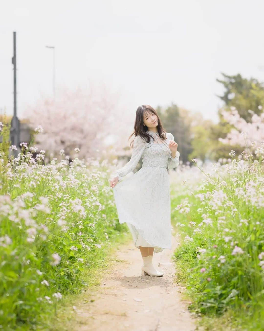 涼風あきさんのインスタグラム写真 - (涼風あきInstagram)「春だね～ 桜、本当にキレイ🌸                  . . #portraitphotography #ポートレート#東京カメラ部 #写真好きな人と繋がりたい #透明感のある世界 #jp_mood #サロンモデル #作品撮り #오오티디 #전신샷 #ポートレート撮影 #被写体 #fashion #japanesegirl #moodyports #camera #portrait #二子玉川 #cherryblossom #桜 #春」4月11日 22時19分 - s_aki69_