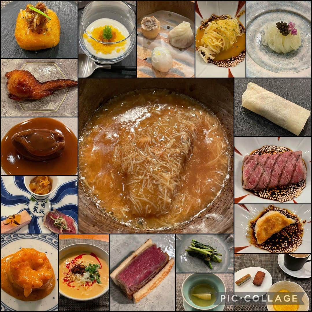 七瀬美月さんのインスタグラム写真 - (七瀬美月Instagram)「初series👲🥟🤤  結構な少食なもんで一口サイズで色んなメニューが食べれると聞きつけて夫に連れて行ってもらいました🫣 26品食べきれました🥳🧡  2枚目のお品書き見て 読めない漢字が沢山あって 逆に次何が出てくるかわくわくした😂  とっても美味しかったまた行きたいな☺️💕🫶🏻  #フカヒレと毛蟹の土鍋大優勝🏆 #ここのカツサンド大好き #山椒の小籠包とクラゲの柚子風味美味しすぎた #六本木#中華料理#六本木series #六本木グルメ #六本木シリーズ#全品一口サイズ #坦々麺#夫よコマウォ感謝🙏 #カウンターの席オススメしたい #ミシュラン一つ星#少量多皿」4月11日 22時38分 - yskwask1114