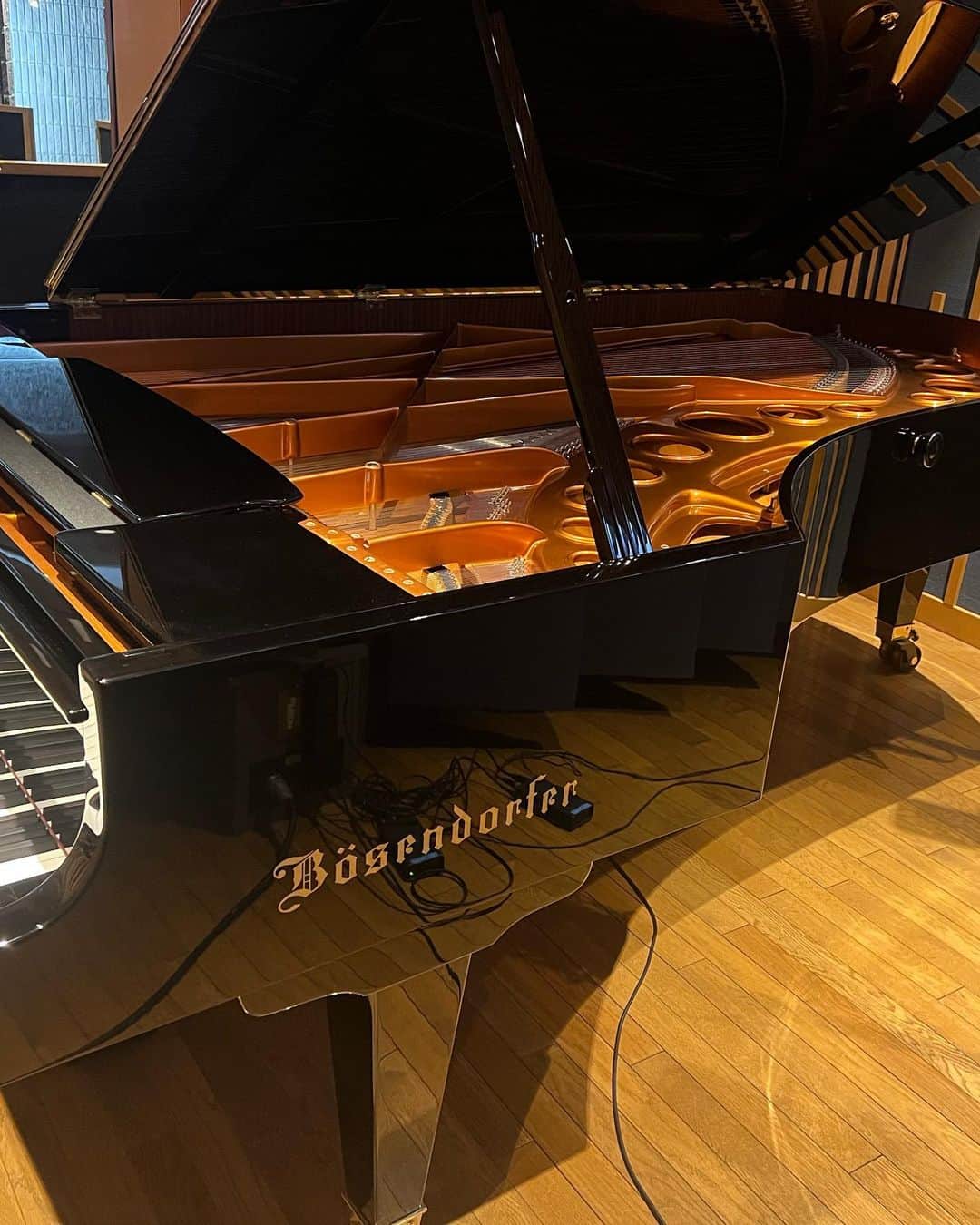 ミヤ さんのインスタグラム写真 - (ミヤ Instagram)「レコーディングでした。 お楽しみに。 ベーゼンドルファーめちゃいい音だった。。^_^ #mucc」4月11日 22時51分 - miyaguchi