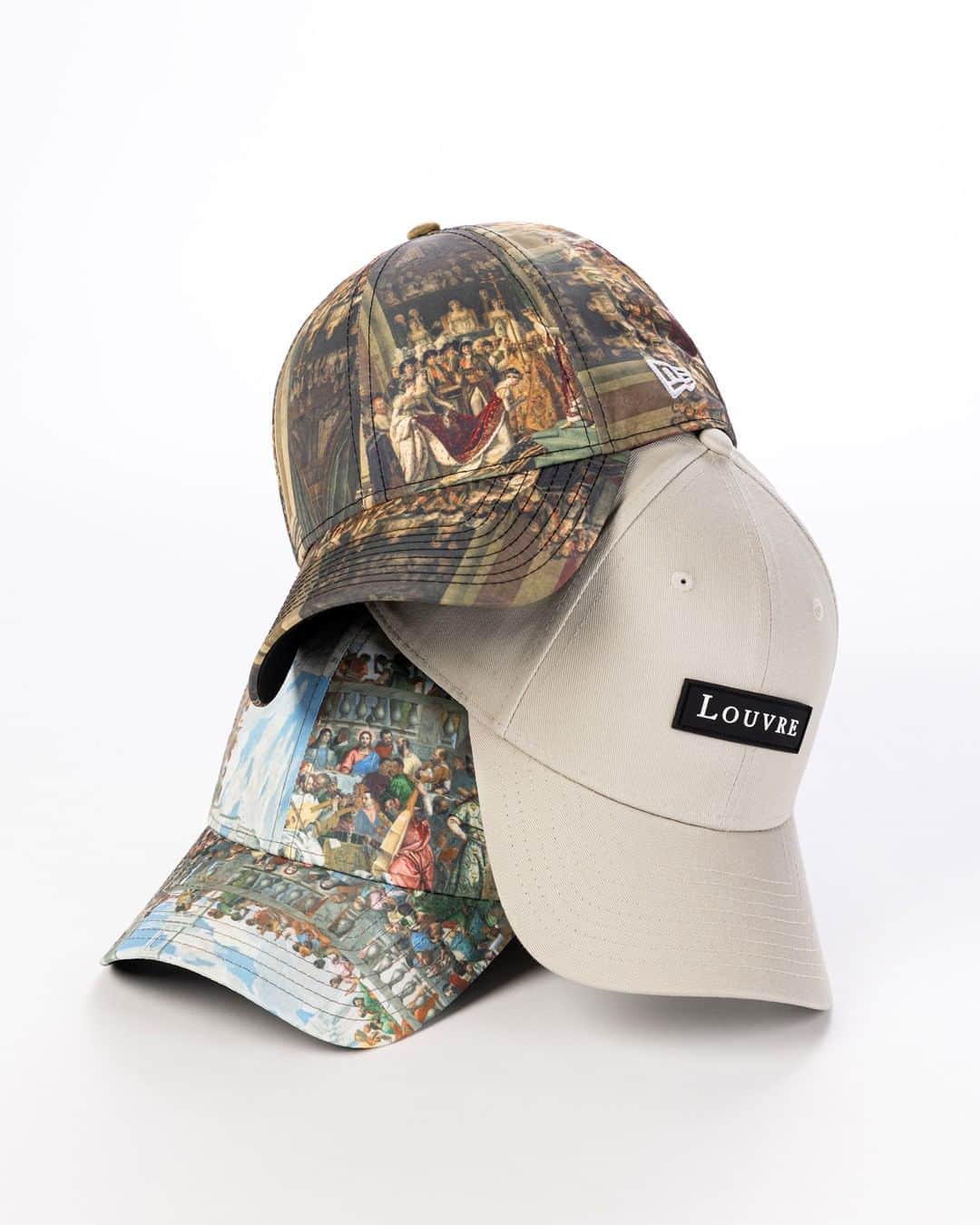 ニューエラ・キャップのインスタグラム：「New Era x Louvre collection featuring artwork from Johannes Vermeer, Jacques-Louis David and Paolo Veronese. Check out the collection at New Era Cap. @museelouvre」