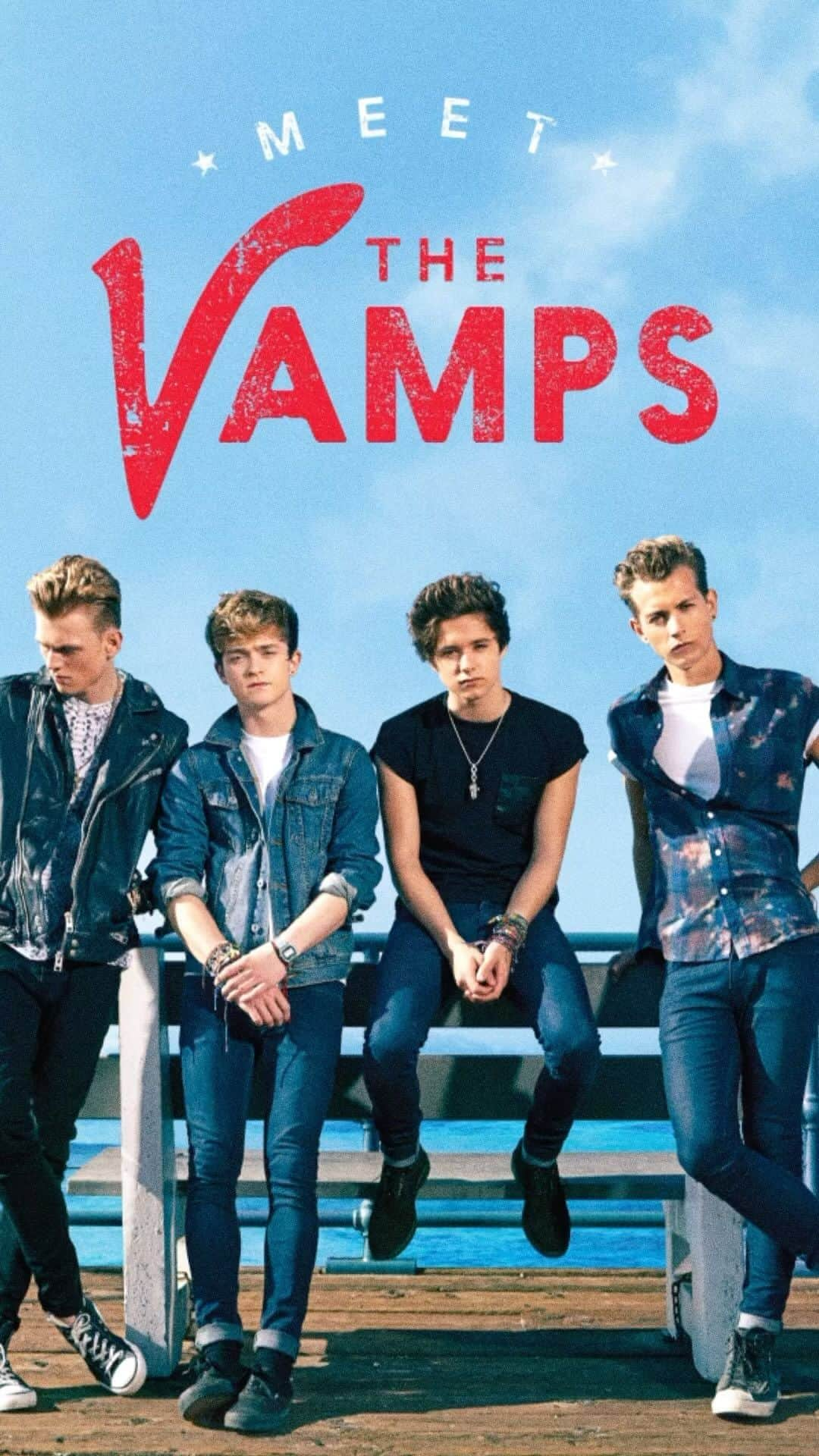 The Vampsのインスタグラム：「Meet The Vamps is going to be available on vinyl for the first time ever 💙 to pre-order head to the link in our bio x」