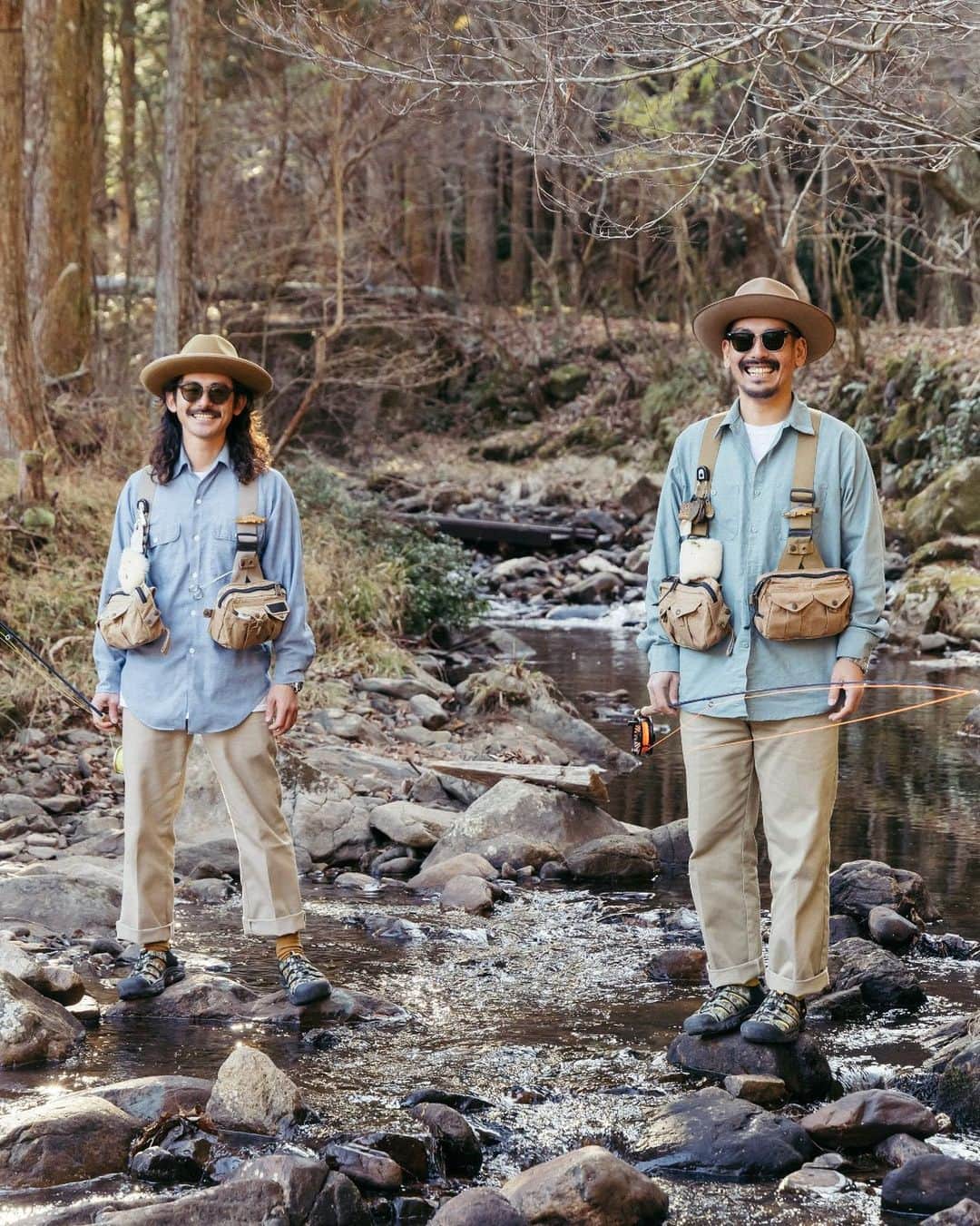 キーンのインスタグラム：「Meet the Sugisaka brothers, original fun-seekers, professional fly-fishers, and creatives! 🎣🎥🗾  From Japan, Keisuke Sugisaka ( @keisuke.sugisaka) and Yutaro Sugisaka (@yutaro_sugisaka) have explored the world, fly fishing in mountain streams, lakes, flats, and competitions 🌊 These brothers have helped to make fly fishing more sustainable and accessible through instructing, writing magazine articles, attending outdoor events, and showcasing their fun on their YouTube channel.   We've teamed up with the brothers, Keisuke and Yutaro, as well as Japanese fishing brand, Foxfire, (@foxfire_jp)  for a special camo look for our original do-everything, go-anywhere Newport sandal! 🌿 #KEEN #Newport20 #LifeIsKEEN」
