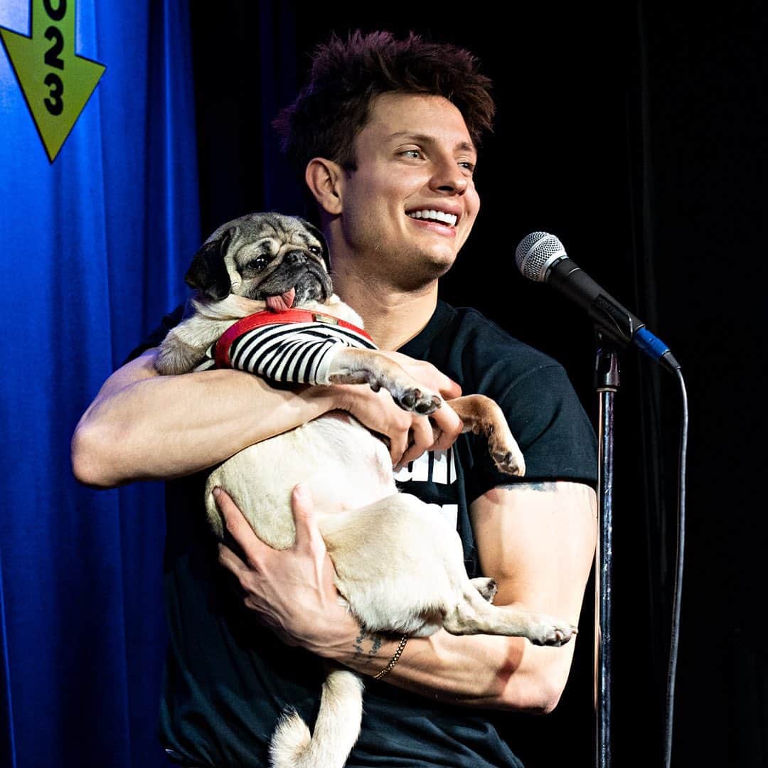 itsdougthepugさんのインスタグラム写真 - (itsdougthepugInstagram)「“Doug The Pug + @mattrife, making the ladies go crazy” -Doug  Comedy and cuddles, is there anything better? @mattrife brought me on stage at his Nashville show and did a bit about pugs. Video coming soon!!」4月12日 0時28分 - itsdougthepug
