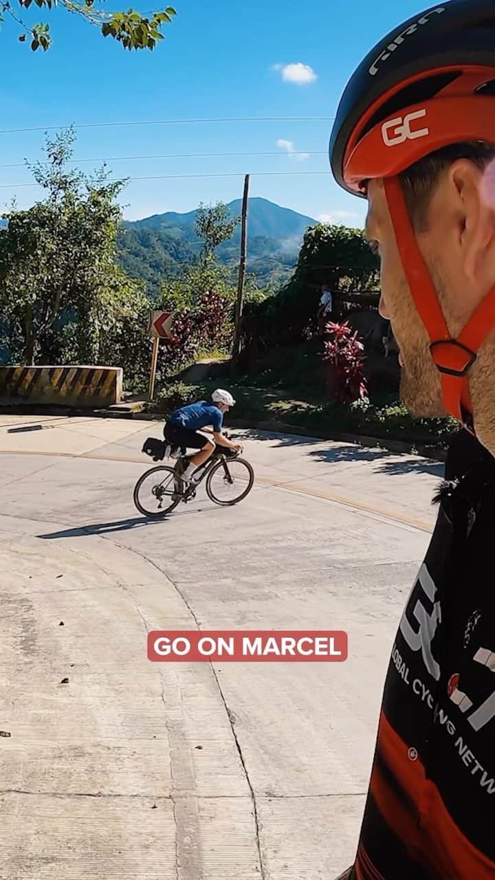 のインスタグラム：「Conor Dunne and winner of 14 Tour de France stages, Marcel Kittel, take on the majestic mountains of the Philippine island of Luzon; riding 500km, and climbing over 11000m in 5 days in the bucket list bike ride of a lifetime.  Watch the film now on GCN+ 👉 gcn.eu/Philippines」