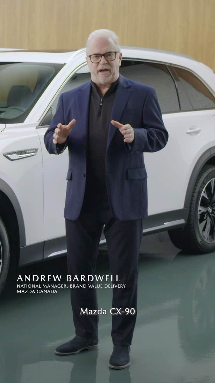 MAZDA Canadaのインスタグラム：「The first-ever #MazdaCX90 is the result of an ambition to create our most human-centric, exquisitely designed vehicle ever. Click the link in bio to learn more. #CX90 #MazdaCanada」