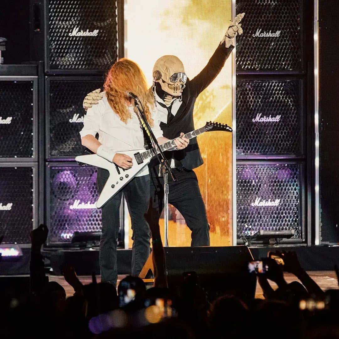 Megadethのインスタグラム：「CANADA! Get your Tickets + VIP for the CRUSH THE WORLD TOUR. Calgary is now SOLD OUT! VIP Packages are sold out for select cities. Don’t delay! megadeth.com/canada (link in bio)」