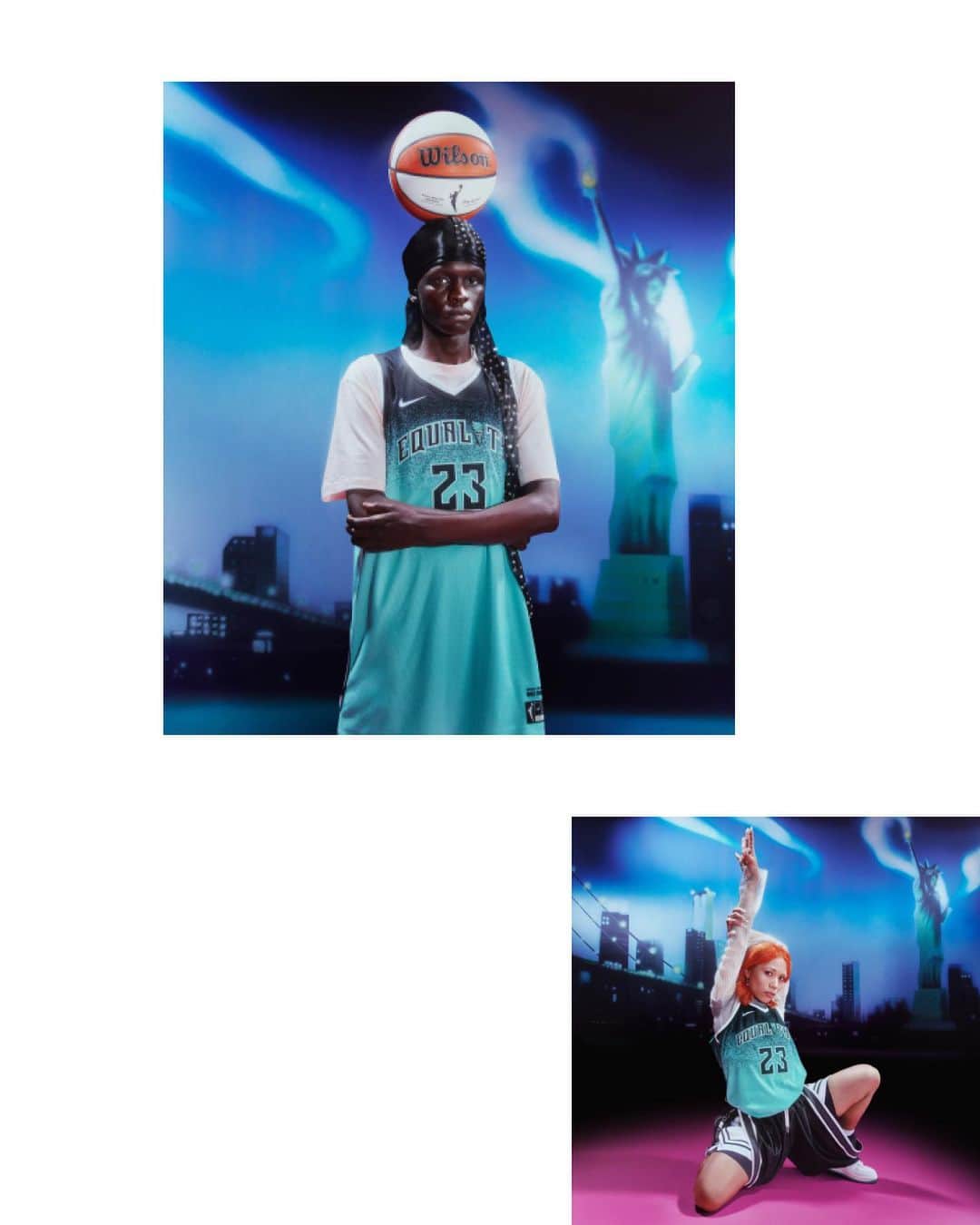 NikeNYCさんのインスタグラム写真 - (NikeNYCInstagram)「Hoops run deep in NYC. 🗽🏀   Did you know women were hooping on organized teams in the city not long after the Statue of Liberty was unveiled?    The @NYLiberty Rebel Edition honors the hoopers who wouldn’t let anything hold them back from the game they loved. Tap to shop now.」4月12日 1時00分 - nikenyc