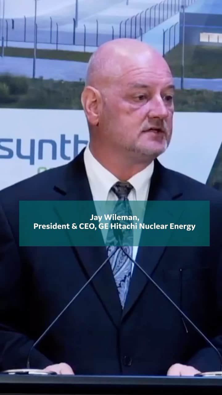 GeneralElectricのインスタグラム：「You’ve heard of power couples? Well this is a power quadruplet! GE Hitachi teams up with 3 other prominent companies to create a decarbonized future.」