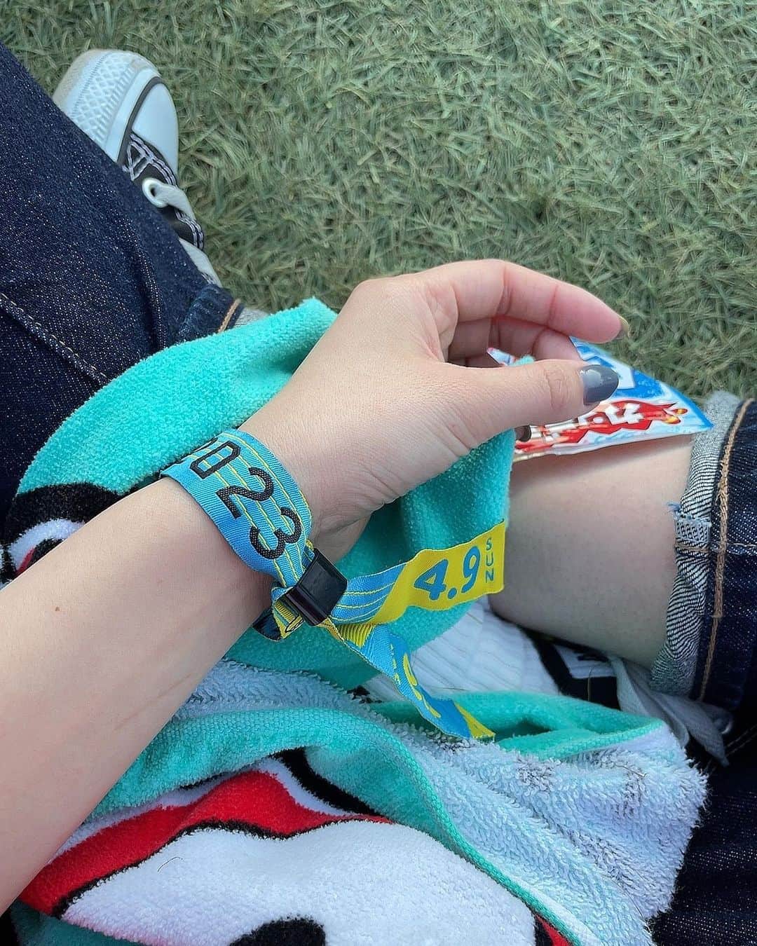 東条蒼さんのインスタグラム写真 - (東条蒼Instagram)「2023.4.9  日焼けした😇  JAMからは日焼けどめ、帽子、サングラスかけて行かないと終わる。  #yonfes  #邦ロック女子  #邦ロック  #04LimitedSazabys #KEYTALK #フレデリック #winners」4月12日 11時20分 - aoshiro_516