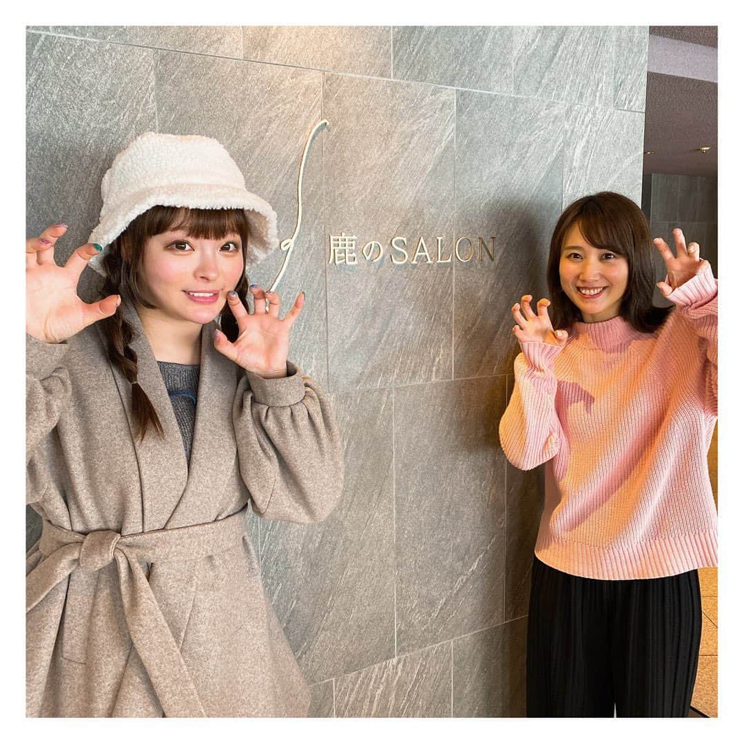 柴田平美さんのインスタグラム写真 - (柴田平美Instagram)「#いっとこ！  芸能人おもてなし企画✨  １回目のゲストは #きゃりーぱみゅぱみゅ さんでした🥳🎀🎀🎀 　  同い年のきゃりーちゃん ふわふわで楽しい雰囲気で お話してくれます🥰 それでいて、しっかり者✨  また是非、北海道へ🦀✨ きゃりーちゃんご所望の 網走監獄も一緒に行きたいな🤣💓笑  #結婚おめでとうございます♡ #おもてなし #北海道 #定山渓 #エクスクラメーションベーカリー  #鹿のサロン #坂の上の最中 #uhb #アナウンサー」4月12日 12時32分 - narumi.shibata99