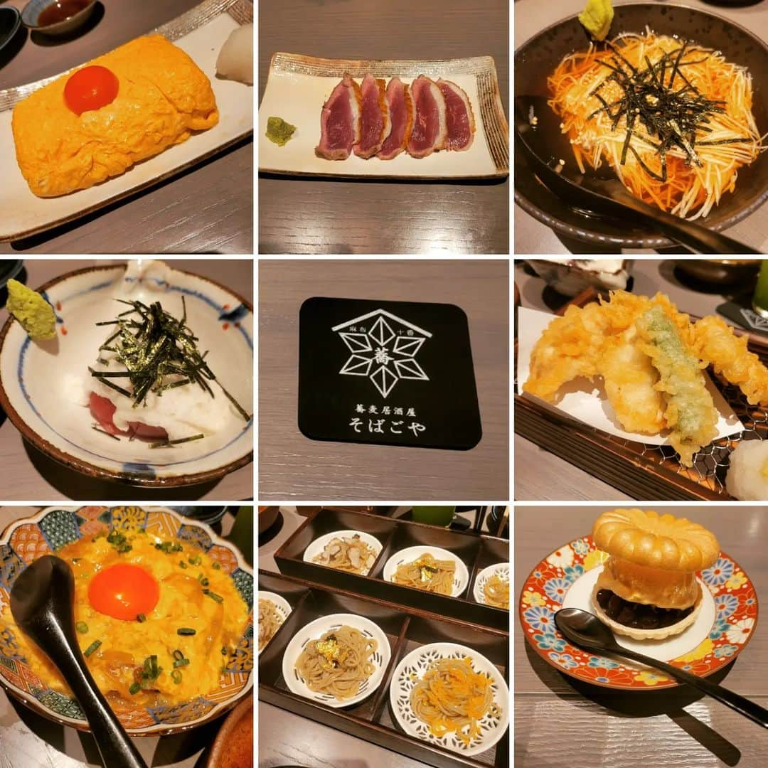 Pileさんのインスタグラム写真 - (PileInstagram)「. 食べ歩記ラスト。 日本といったら お蕎麦かなと、気になってたお蕎麦居酒屋さんにも行きました🥢 和食を外で食べるってなかなか計画がないと行かないので今回色々と巡れて私も楽しかったです😄 気になるメニューが多くて目移りしちゃいました笑 お蕎麦も美味しかったけどたまご！🥚🐣 お蕎麦もだけどやっぱり日本はたまごが美味しいと絶賛でした😘 私はお蕎麦屋さんの鴨が好きです…🦆 . . 海外いったことある方はわかると思うけど大体色が少し違うよね👌🏻♥️ . . #そばごや #supported #東京グルメ #麻布十番　#そば #soba #washoku #azabujuban #아자부주반 #소바 #이자카야」4月12日 12時30分 - pi_channnn52