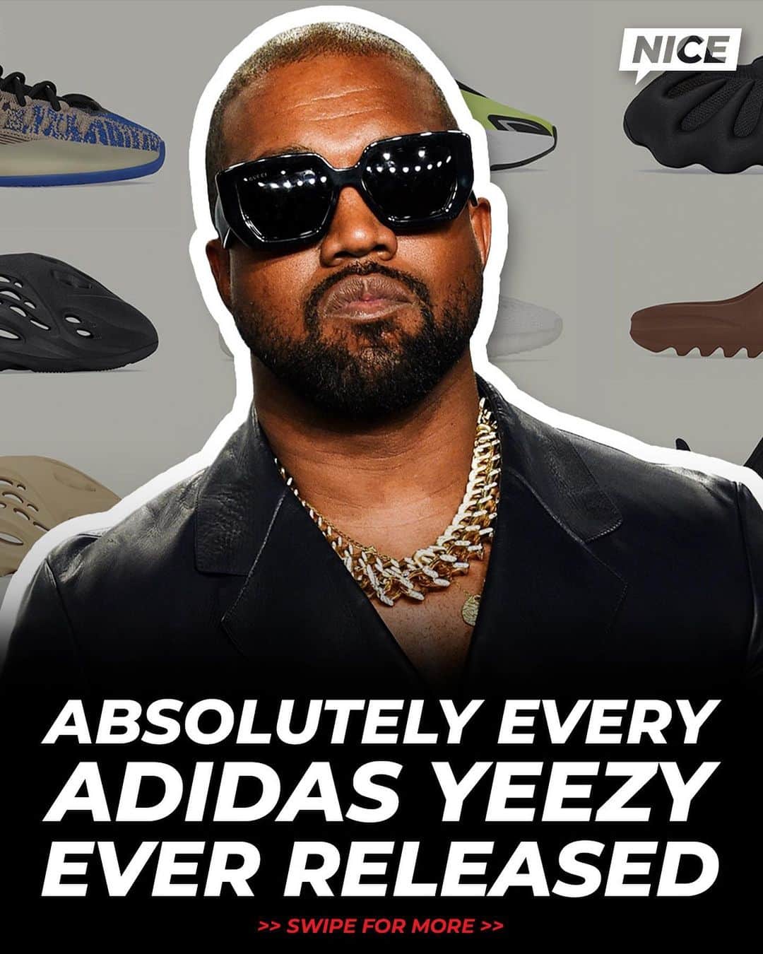 Nice Kicksさんのインスタグラム写真 - (Nice KicksInstagram)「Absolutely every Adidas Yeezy shoe ever released 🤯 Nearly 200 colorways across more than 19 different silhouettes 👀🔥」4月12日 4時05分 - nicekicks