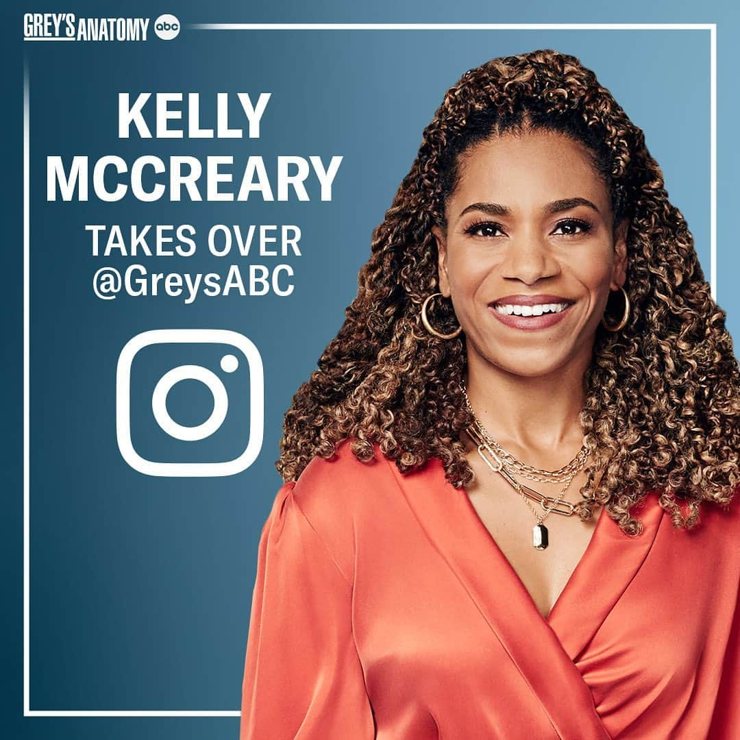 Kelly McCrearyのインスタグラム：「9 seasons of wonder and it's all led to this. 💙✨ Spend the day with @seekellymccreary on @GreysABC's Instagram Thursday for Maggie's last day at Grey Sloan.」