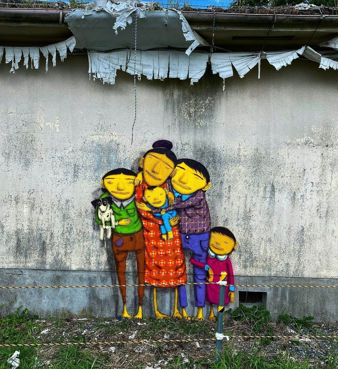 osgemeosさんのインスタグラム写真 - (osgemeosInstagram)「@rebornartfestival #ishinomaki #japan」4月12日 4時57分 - osgemeos