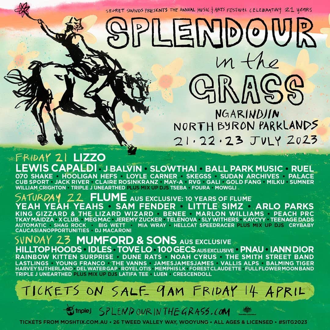ヤー・ヤー・ヤーズのインスタグラム：「Australia! Let’s finally do this. We’re coming back for @splendourinthegrass for real this time, and we’re so psyched to get back down there. It’s been a long, long 10 years since the last time we played, so we’re super excited for all our favorite Aussie things. Please teach us new slang words too so we’re ready xo」