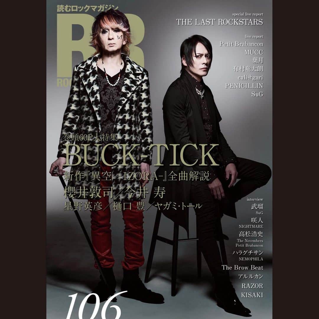 BUCK-TICKのインスタグラム