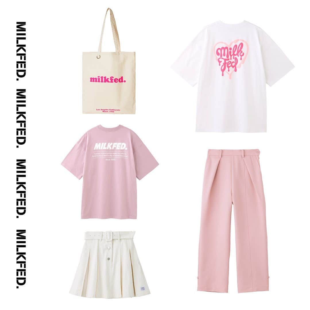 MILKFED.さんのインスタグラム写真 - (MILKFED.Instagram)「【RECOMMEND COORDINATE】 ⁡ ♡WHITE × PINK♡ ⁡ ⁡ ⁡ #milkfed #milkfedjp #ミルクフェド #ガーリーストリート #カジュアルコーデ大人可愛い #カジュアルガーリー #ガーリーファッション #大人ガーリー #新作 #春服コーデ #春カラー #春アイテム #ピンクコーデ #ピンクカラー #春ピンク #白Tシャツ #ピンクボトム #ピンク系統 #ピンクTシャツ #推しカラー #推しカラーコーデ #ベルトスカート #着回しコーデ #着回しアイテム」4月12日 21時12分 - milkfedjp