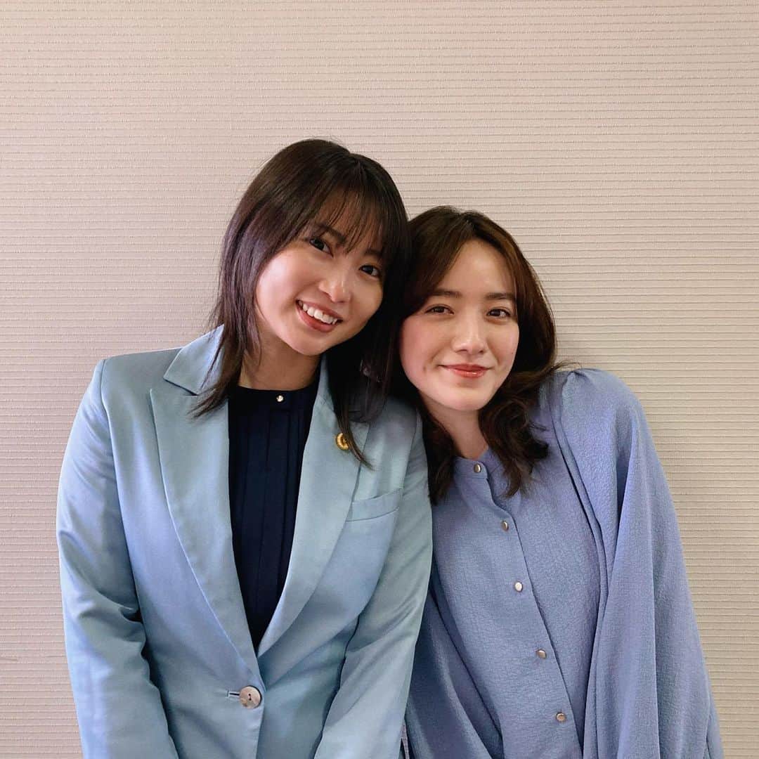 小島藤子のインスタグラム：「数年ぶりにお会いしたとは思えないほどお互い自由に喋ってて会話が成り立たない時がちらほら、楽しかったです。未来ちゃんの安心感はすごい。」