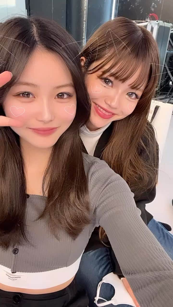のインスタグラム：「.  最近演技レッスンペアになるあまねちゃん❤︎  @amane_1015_   #acting #lesson #reels  #reelsinstagram  #fyp #sjk  #noa❤︎」