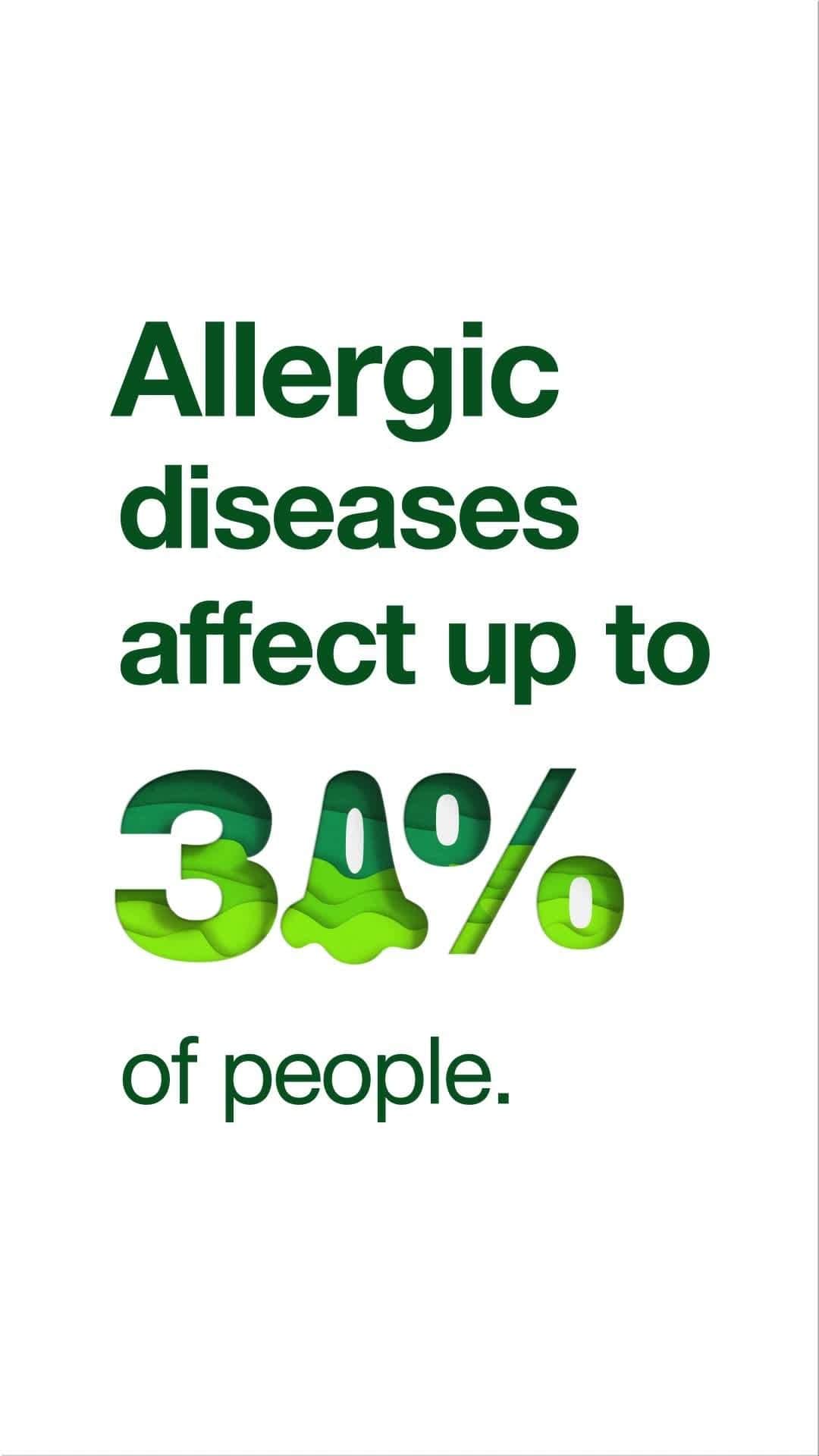 バイエルのインスタグラム：「There are many layers behind allergic diseases. They affect up to 30% of people and may start early in life, and can be exacerbated by more than just spring allergies. Urban living, low education attainment and stress can also be factors behind #allergies. For every layer we uncover, we can look for opportunities to help improve health outcomes for those who need it most.  Our Research Initiative for Self-Care Equity (RISE) is helping us do just that, identifying the social, economic, environmental and more risk factors that underlie health impacts around the world. This research is helping us expand access to everyday health for 100 million people per year in underserved communities.  #SDG #health #accesstohealthcare」