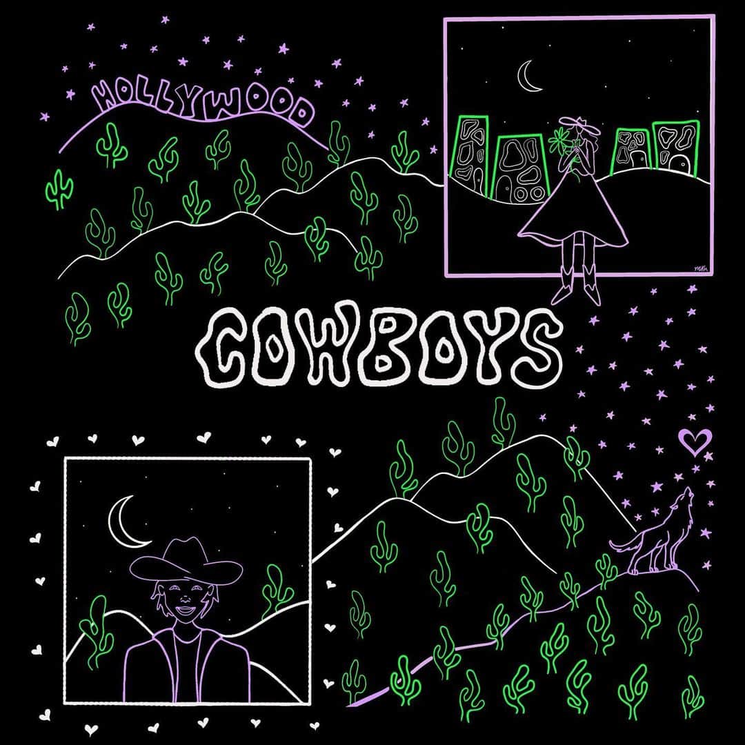 ジェイコブ・ザルトリウスのインスタグラム：「new song, Cowboys out now 🌵」