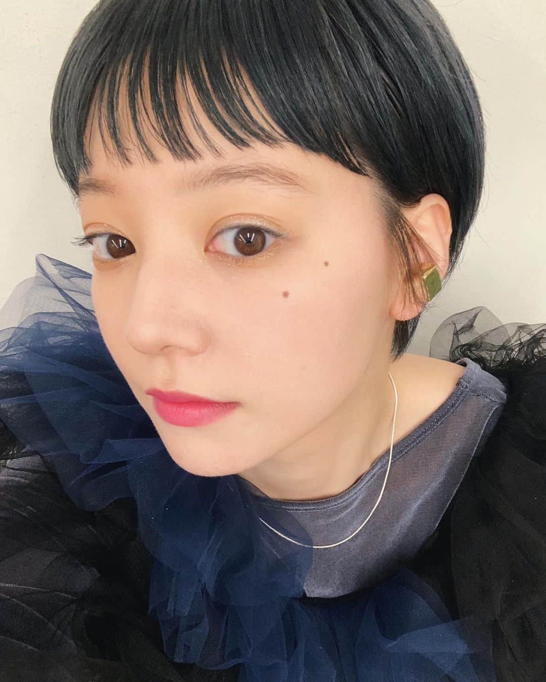 新美歩のインスタグラム：「today's makeup 💖  #didionbeauty #maccosmetics」