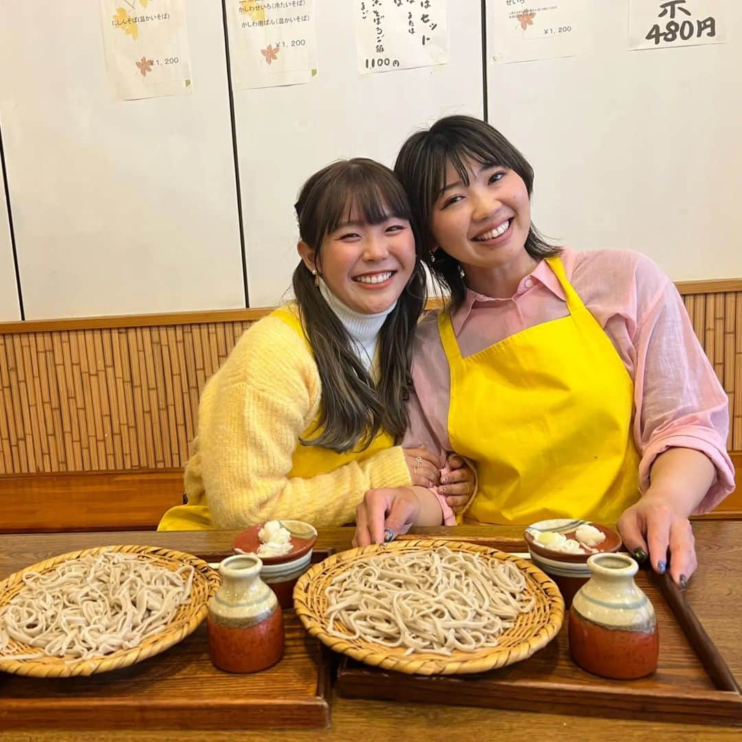 葭葉ルミさんのインスタグラム写真 - (葭葉ルミInstagram)「🍵 ゆうりと蕎麦打ち体験楽しかった❣️店長が優しく教えてくれました！ありがとうございましたっ！大事なのはドラえもんの手で野比のび太になる(笑)切るときはウィッシュで鎌倉大仏(笑) ゆうり誘ってくれてありがとう～！浅草散策はまだまだ続く。。」4月12日 15時01分 - yoshiba0312rumi