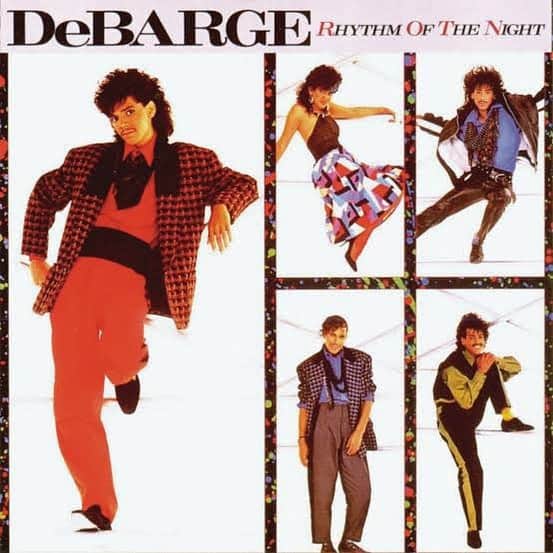 Kダブシャインのインスタグラム：「DeBargeの4thアルバム "Rhythm of the Night" は1985.03.14.にGordy/Motown Recordsからリリース」