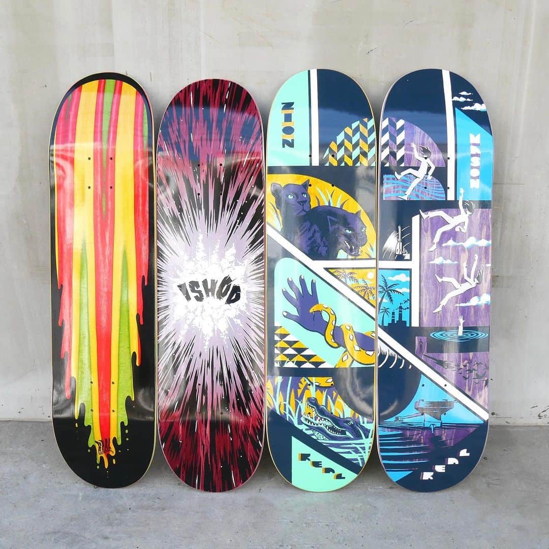 のインスタグラム：「@realskateboards から🆕デッキ入荷しました🔥  CALIFORNIA STREET 東京都渋谷区代官山町7-3 Tel 03-3461-9725 Store Hours 12:00 ~ 19:00 通販 : 17時までのご注文で即日発送 年中無休(12/31 ~ 1/3 を除く)  @realskateboards  #real #リアル #skateboard #skateboarding #skater #カリフォルニアストリート #カリスト #スケートボード #スケボー #スケーター #californiastreet #calst」