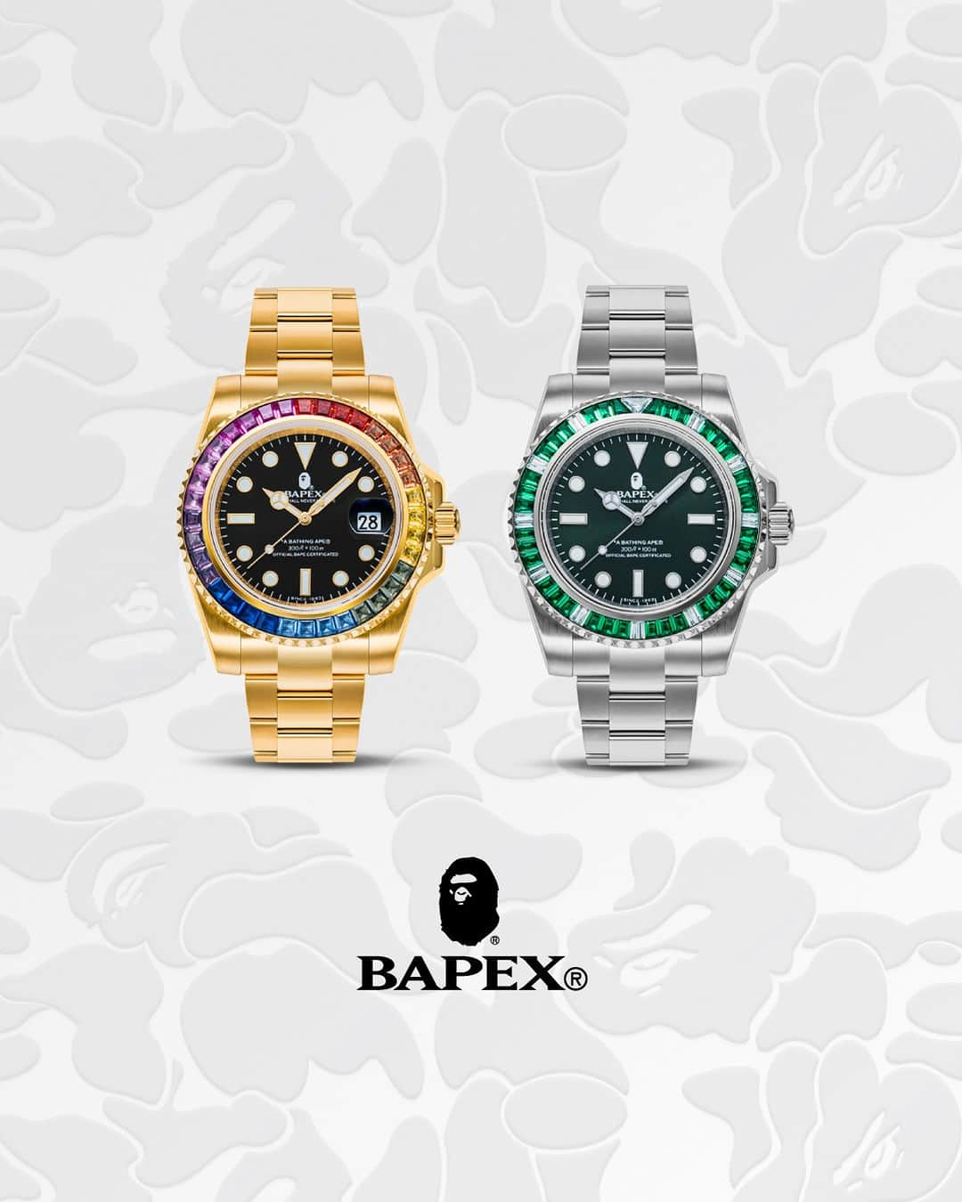 ア ベイシング エイプさんのインスタグラム写真 - (ア ベイシング エイプInstagram)「The new editions of TYPE 1 BAPEX® Crystal Stone are releasing on BAPE.COM Friday, April 14th, and at BAPE STORE® on Saturday, April 15th.  #bape #abathingape #bapex」4月12日 18時04分 - bape_japan