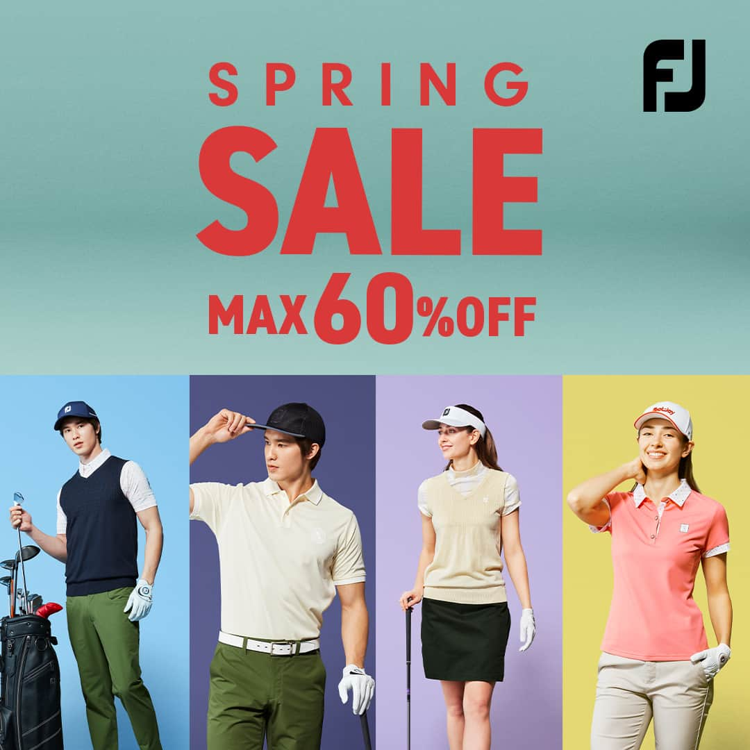 Footjoy Japanさんのインスタグラム写真 - (Footjoy JapanInstagram)「【最大60%オフ】SPRING SALEを開催中🏌️‍♂️🏌️‍♀️  今の時期に最適な春夏アイテムも豊富にラインナップ✨  #footjoy #フットジョイ #golf #golfshoes #ゴルフ #ゴルフシューズ #ゴルフ男子 #ゴルフ女子 #シューズ #フューエル #ゴルフファッション #ゴルフコーデ #ゴルフウェア #ゴルフ好き #春ゴルフ #春ゴルフコーデ #新商品 #新コレクション #golffashion #golfwear #sale #セール」4月12日 18時00分 - footjoy.japan