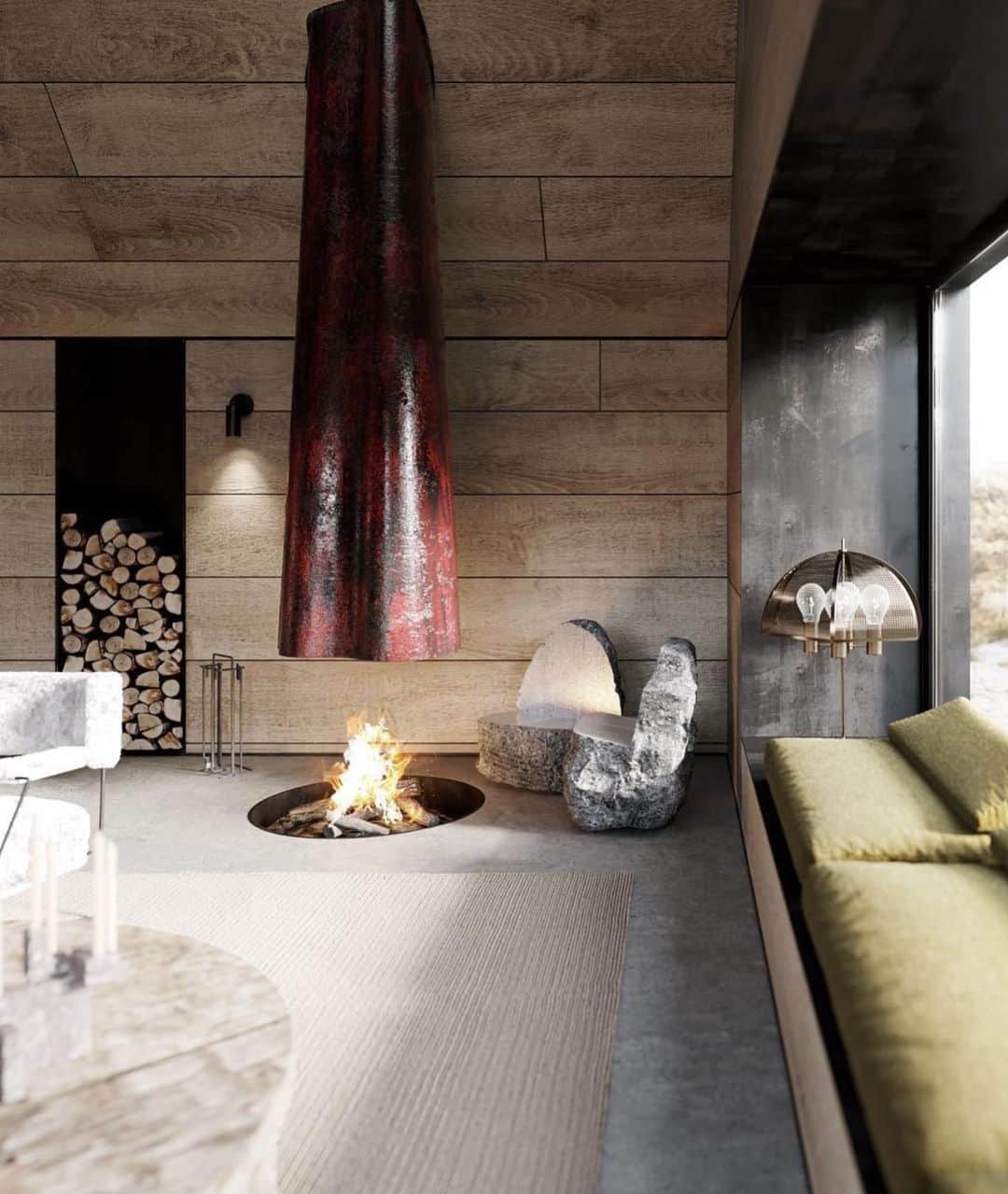 My Interiorのインスタグラム：「Unique designs by @corpus.studio」