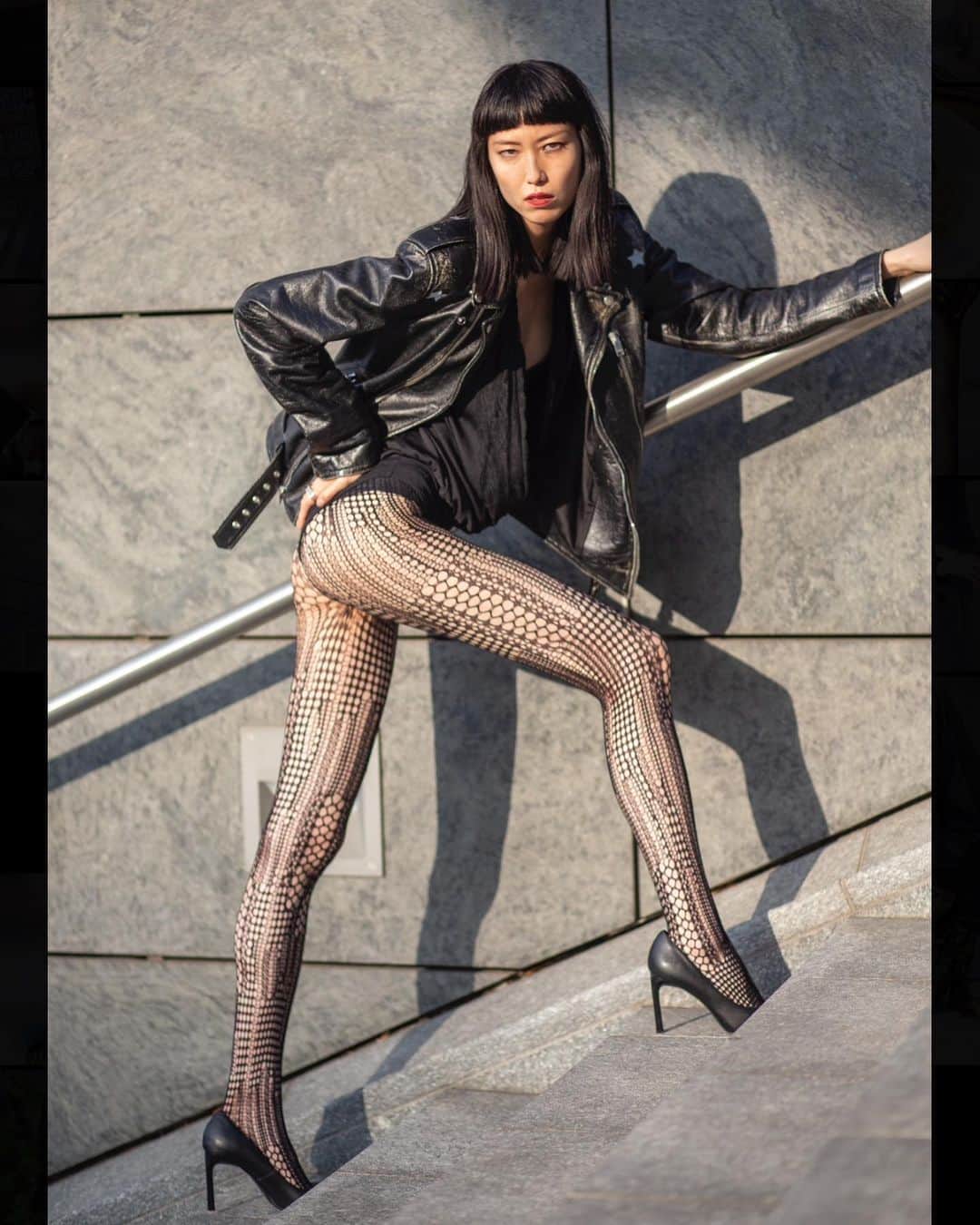 レンナ（RENNA）のインスタグラム：「📸❤️‍🔥 　 　 Grazie mille😘 @leonardorossidesign   　 　 #shooting  #modeling  #asianmodel #japanesemodel  #fashionphotography  #saintlaurent  #milano  #garibaldi  #📸」