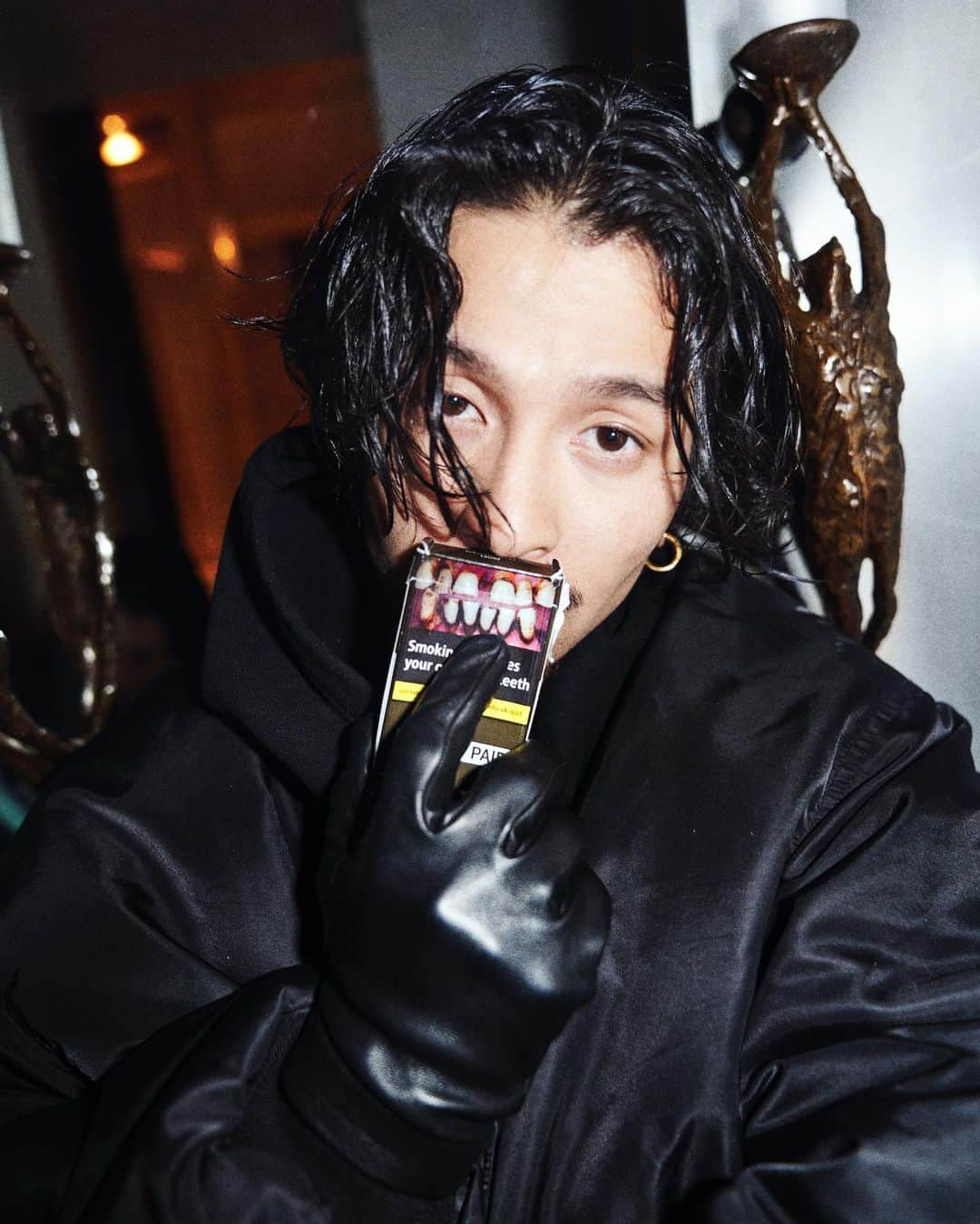 常田大希のインスタグラム：「🦷👿」