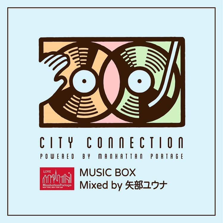 矢部ユウナのインスタグラム：「マンハッタンポーテージ　CITYCONNECTION MIX企画💥MUSICBOX 私のmixもアップされてます！ 是非沢山聞いてください〜！！！  MIXCLOUDで【矢部ユウナ】で検索！  https://www.mixcloud.com/cityconnection/music-box-mixed-by-矢部ユウナ/」