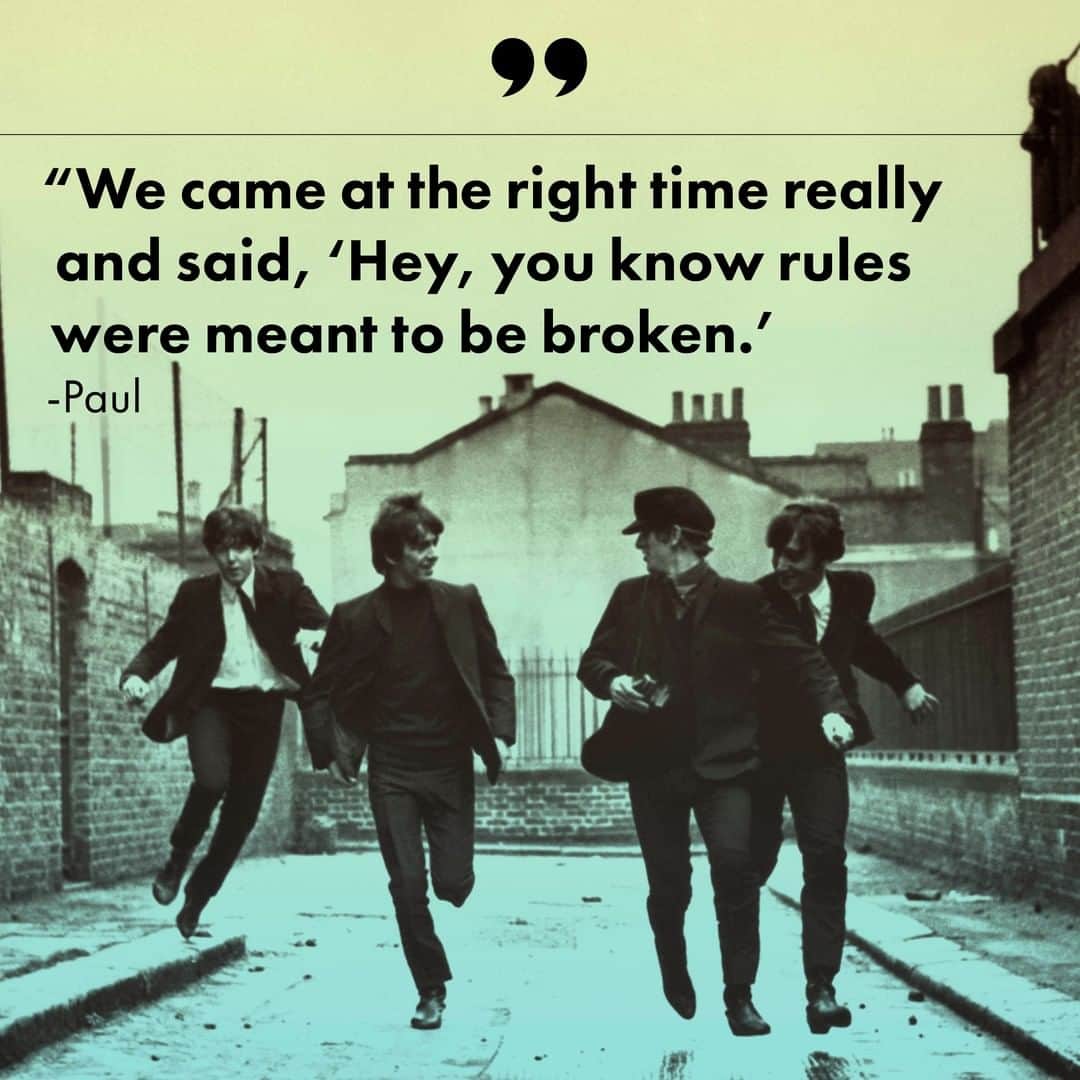 The Beatlesさんのインスタグラム写真 - (The BeatlesInstagram)「"We came at the right time really and said, 'Hey, you know the rules were meant to be broken.'" - Paul ⁠ @paulmccartney  @johnlennon  @ringostarrmusic  @georgeharrisonofficial   Photo © Apple Corps Ltd.⁠」4月12日 20時00分 - thebeatles