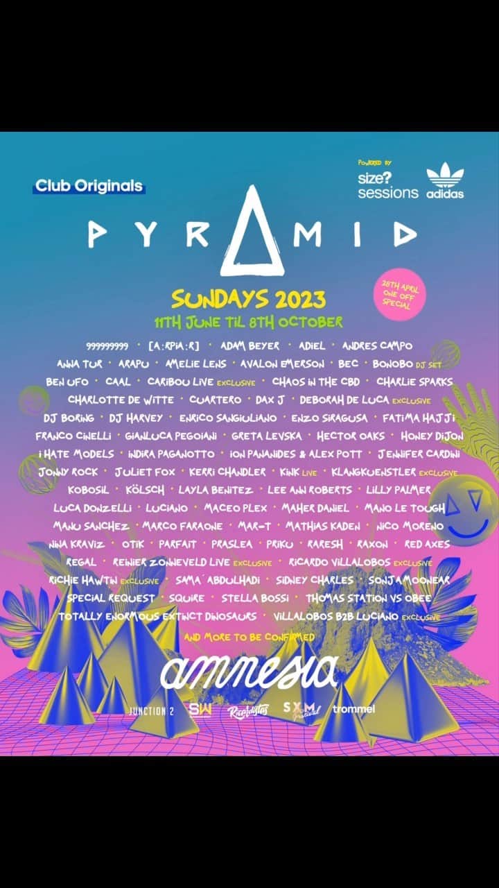 ハイメ・アルグエルスアリのインスタグラム：「Returning to @pyramidibiza @amnesiaibiza this summer! ✌️✌️  #electronicmusic #ibiza #clubbing #techno #technolovers」